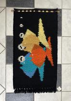 60 jaren OLD STOCK zwart Wand kleed met vissen bamboe stok, Ophalen of Verzenden, Zo goed als nieuw