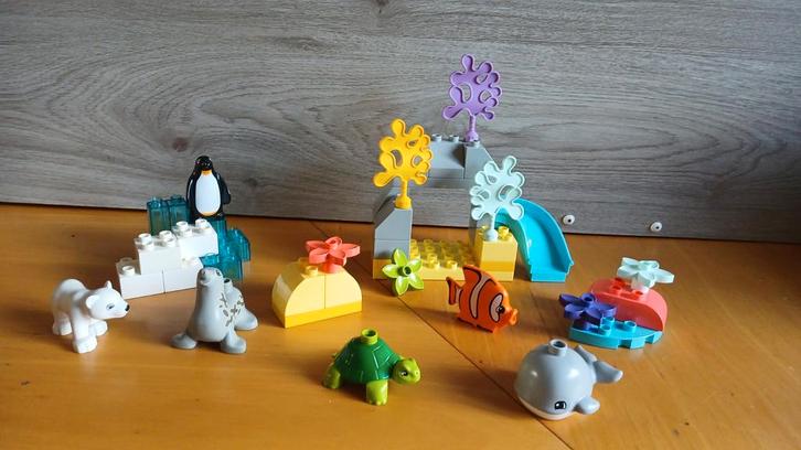 Duplo Zeedieren Set 10972, Kinderen en Baby's, Speelgoed | Duplo en Lego, Gebruikt, Duplo, Complete set, Ophalen of Verzenden