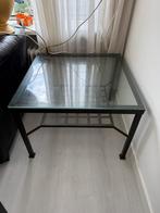 Glazen Salontafel - 45x45cm, Huis en Inrichting, Tafels | Bijzettafels, Ophalen, Minder dan 45 cm, Minder dan 55 cm, Gebruikt