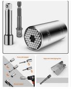 Tacklife - Universele Grip Dopsleutel 7-19mm dop opzetstuk, Nieuw, Ophalen of Verzenden, H, H