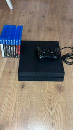 Playstation 4 met controller en 8 spellen PS4, Spelcomputers en Games, Spelcomputers | Sony PlayStation 4, Ophalen of Verzenden