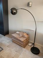 Booglamp zilverkleurig MADE, Huis en Inrichting, Lampen | Vloerlampen, Ophalen, Zo goed als nieuw, 150 tot 200 cm