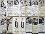 196 vintage advertenties reclames 1949-1950, Overige typen, Gebruikt, Ophalen
