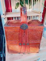 Chinese bruidsmand gevlochten van bamboe periode 1900, Ophalen of Verzenden