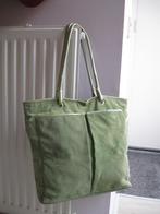 BIJENKORF groen suede leren tas shopper goede staat, Sieraden, Tassen en Uiterlijk, Tassen | Damestassen, Ophalen of Verzenden