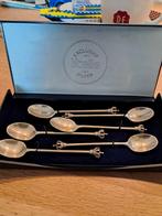 6 koninklijke zilveren theelepels antiek 835 zilver, Antiek en Kunst, Ophalen of Verzenden, Zilver