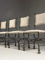 Set van 4 italiaanse savonarola stoelen