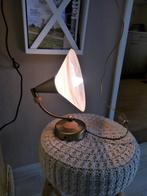 steinhauer/ brons/wit kap/metaal/hanglamp 0961-BR, Huis en Inrichting, Lampen | Hanglampen, Ophalen of Verzenden, Zo goed als nieuw