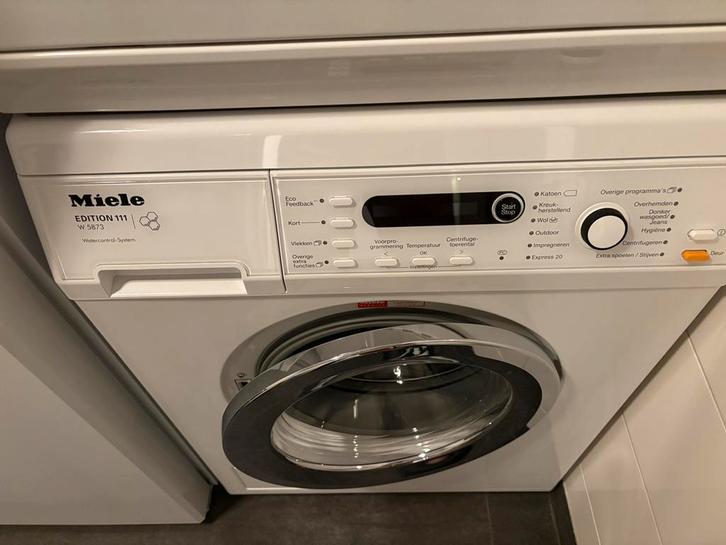 Miele Wasmachine & Droger Set - Goede Staat, Witgoed en Apparatuur, Wasmachines, Gebruikt, Voorlader, 8 tot 10 kg, 85 tot 90 cm