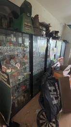 6 vertrinnen kasten vol met Heineken glazen, Verzamelen, Ophalen of Verzenden, Zo goed als nieuw, Glas of Glazen, Heineken