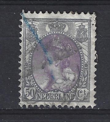 Nederland 75 gebruikt Wilhelmina 1899 ; Nederland 10% CW beschikbaar voor biedingen