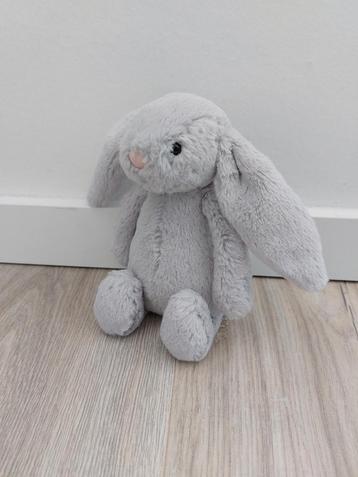 Knuffel jellycat konijn bashful silver bunny 20cm L633 beschikbaar voor biedingen