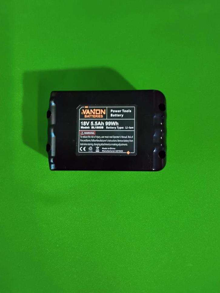 NIEUW! Vervangende accu voor makita 18V 5,5AH €48,99, Doe-het-zelf en Verbouw, Gereedschap | Machine-onderdelen en Toebehoren