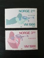 Noorwegen 1986 WK Biathlon Michel 940-941 postfris, Verzenden, Postfris, Sport