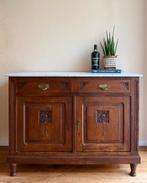 Antieke commode / dressoir marmer blad, Huis en Inrichting, Ophalen, Zo goed als nieuw, 25 tot 50 cm