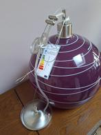 Swirl hanglamp paars, Ophalen, Zo goed als nieuw, Glas, Minder dan 50 cm