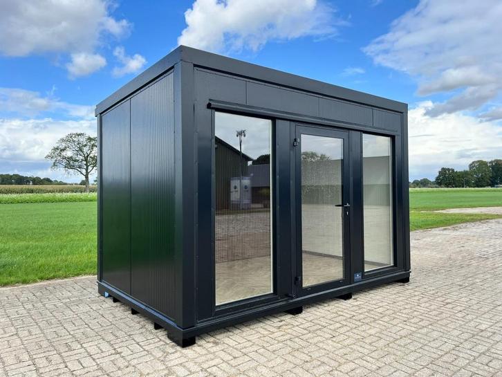 Luxe kantoorunit | Tuinkantoor | Tuinhuis | 4 x 2,5 m, Zakelijke goederen, Machines en Bouw | Keten en Containers, Ophalen of Verzenden