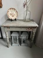 Antiek frans tafeltje met schuifbaar blad onder ruimte, Antiek en Kunst, Curiosa en Brocante, Ophalen