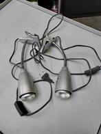 Set van 2 vintage klemlampen, Ophalen, Gebruikt, Minder dan 30 watt, Overige typen
