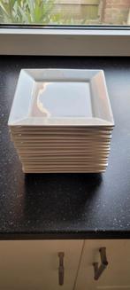 Witte Vierkante Servies Collectie - Xenos, Ophalen, Gebruikt, Keramiek, Effen