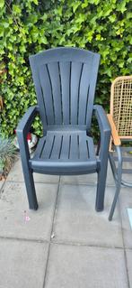 2 Plastic tuinstoelen gratis, Ophalen, Zo goed als nieuw, Plastic