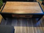 Stoere Salontafel met Houten Blad, Huis en Inrichting, Tafels | Salontafels, Ophalen of Verzenden