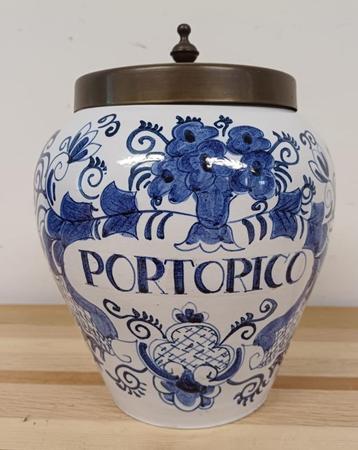 Apothekerspot - Portorico - Delfts Blauw - Goedewaagen Gouda beschikbaar voor biedingen