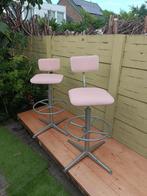 60s diner barkrukken, Huis en Inrichting, Barkrukken, 2 krukken, Ophalen, Gebruikt