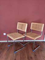 Webbing eetkamerstoelen, Ophalen, Gebruikt, Bruin, Twee