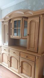 Blank eiken kast, buffetkast, in 2 delen, Ophalen, Gebruikt, 200 cm of meer, 150 tot 200 cm