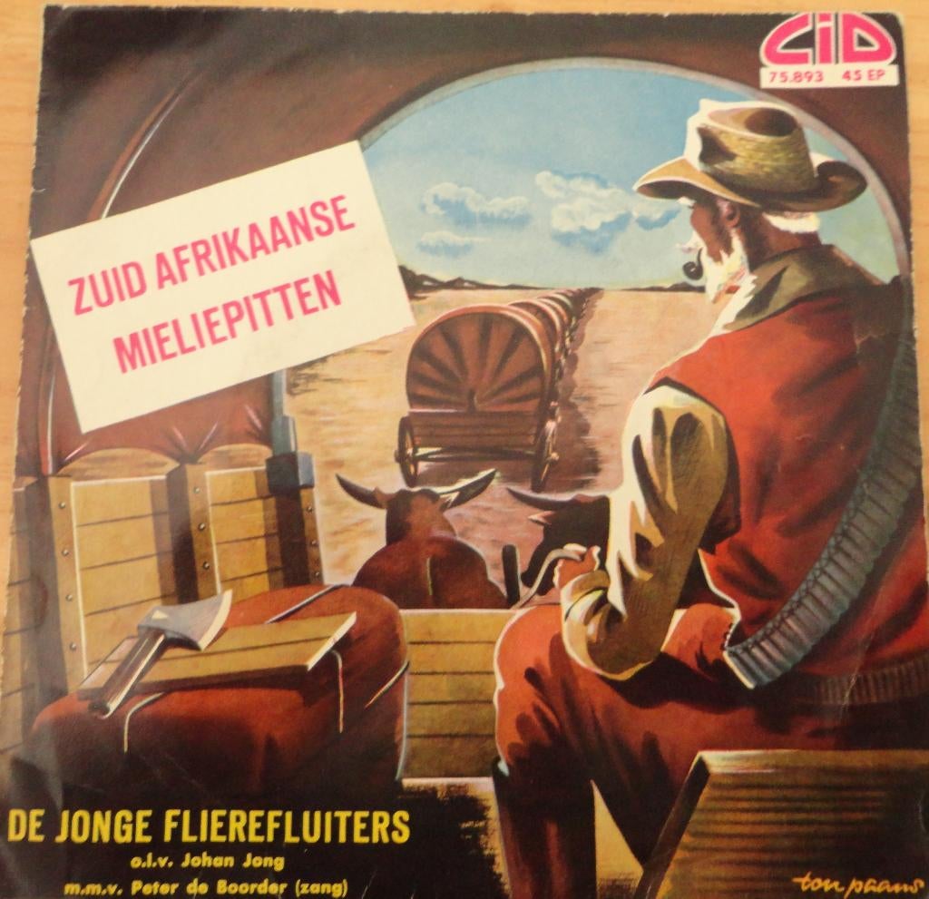 De Jonge Flierefluiters -Zuid Afrikaanse Mielepitten, Gebruikt, 7 inch, Single, Ophalen of Verzenden