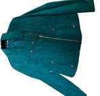 Kort leder jasje, Blauw, Maat 42/44 (L), Ophalen of Verzenden, Zo goed als nieuw