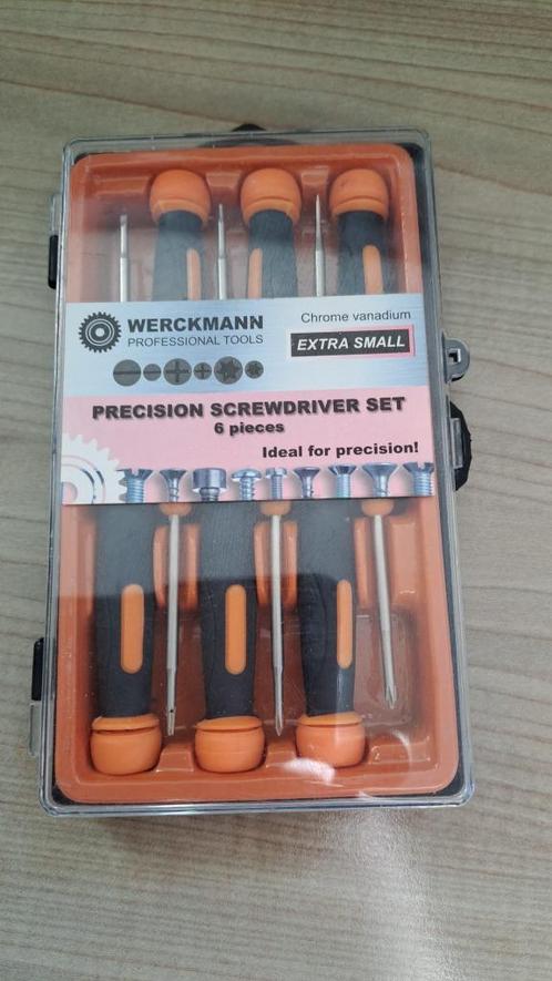Precisie schroevendraaierset, Doe-het-zelf en Verbouw, Gereedschap | Handgereedschap, Zo goed als nieuw, Ophalen of Verzenden