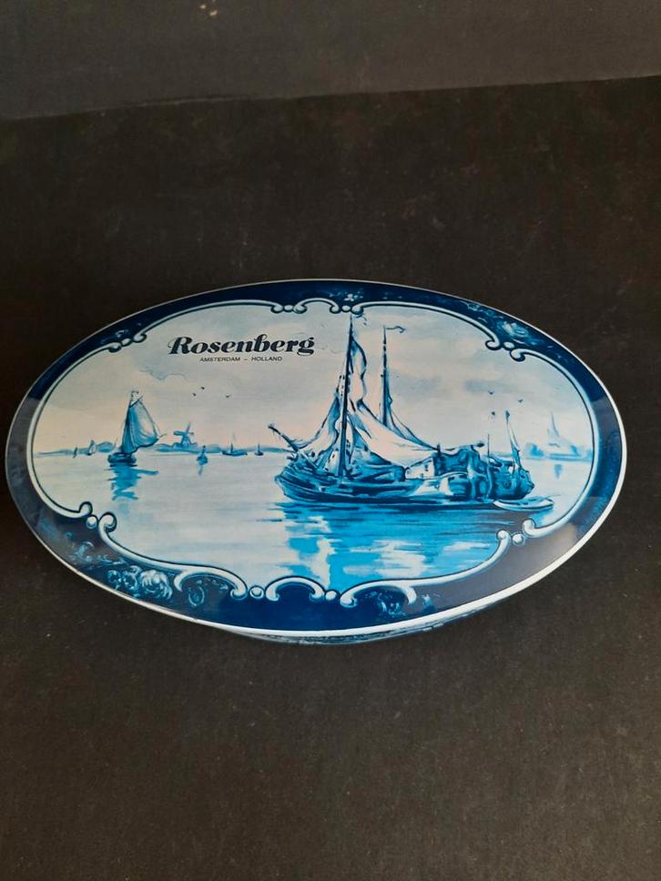Vintage Blikje van Rosenberg Amsterdam Holland, Verzamelen, Blikken, Gebruikt, Overige, Overige merken, Ophalen of Verzenden