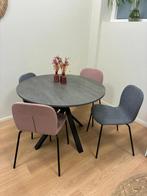 Ikea mariedamm Tafel doorsnee 105cm, Ophalen, 100 tot 150 cm, Rond, Zo goed als nieuw