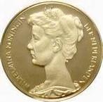 GOUD WILHELMINA KONINGIN DER NEDERLANDEN, Postzegels en Munten, Ophalen of Verzenden, Overige materialen