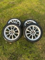 Saab 9 3 en 9 5 18 inch Alu 65 velgen 4-season, Auto-onderdelen, Banden en Velgen, Ophalen, 18 inch, Gebruikt, Banden en Velgen