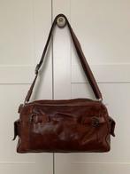 Schoudertas Spikes & Sparrow bruin leer, Sieraden, Tassen en Uiterlijk, Tassen | Schoudertassen, Gebruikt, Bruin, Leer, Ophalen