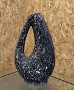 Unieke Zware Vaas - Eyecatcher!, Huis en Inrichting, Woonaccessoires | Vazen, Steen, Zwart, Ophalen of Verzenden, Zo goed als nieuw