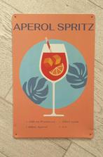 Aperol Spritz bord blik, Ophalen of Verzenden, Gebruikt