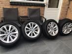BMW 5-Serie 225 55 R17 Velgen met winterbanden Pirelli, Auto-onderdelen, Banden en Velgen, Velg(en), 17 inch, 225 mm, Winterbanden