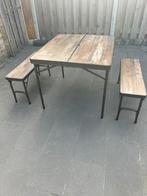 Bardani picknickset, Tuin en Terras, Tuinsets en Loungesets, Ophalen, Zo goed als nieuw, Aluminium, Bank
