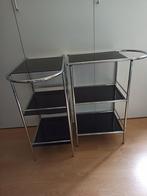 Ikea serveer / nachtkasjes, Huis en Inrichting, Slaapkamer | Nachtkastjes, Ophalen, 45 tot 65 cm, 70 cm of meer, Glas