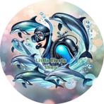 LF5927 icing frosting duiker dolfijn 20cm eetbare taart top, Hobby en Vrije tijd, Ophalen of Verzenden, Nieuw, Taarten, Versiering