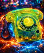 Mooie en nette PTT T65 NEON Delft telefoon, Ophalen of Verzenden, Refurbished, Met draaischijf