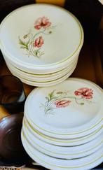 Klaprozen Poppies Papaver Amapola. Diepe- en ontbijt-borden, Keramiek, Ophalen of Verzenden, Zo goed als nieuw, Bord(en)