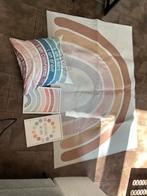 Regenboog Kinderkamer Set, Huis en Inrichting, Stoffering | Tapijten en Kleden, 100 tot 150 cm, Wit, Ophalen of Verzenden, Zo goed als nieuw
