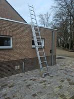 Schuifladder, Doe-het-zelf en Verbouw, Ladders en Trappen, Ophalen of Verzenden, Zo goed als nieuw, 4 meter of meer
