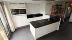 Hoogglans witte keuken incl. apparatuur (per eind maart), Ophalen, Gebruikt, Wit, Graniet of Steen