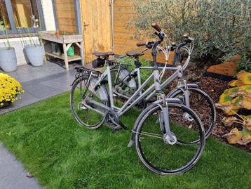 2 x Gazelle allure dames en heren fietsen beschikbaar voor biedingen